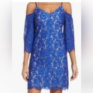 Cobalt Blue Lace Dress